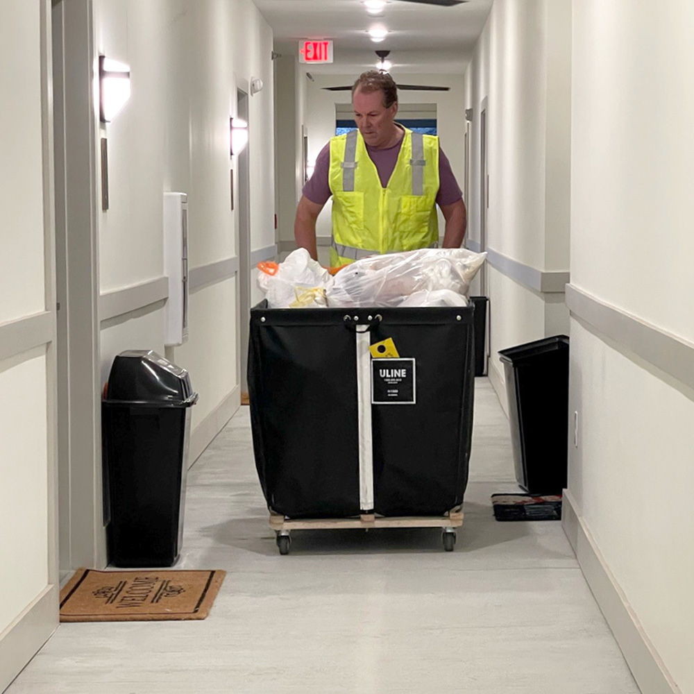 Door to door trash removal.